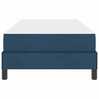 Boxspringbett Sonstiges Blau 100 x 200 cm Stoff