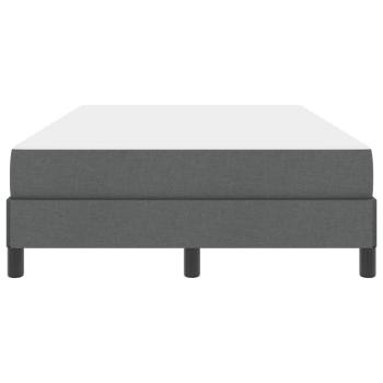 Boxspringbett Sonstiges Dunkelgrau 120 x 190 cm Stoff