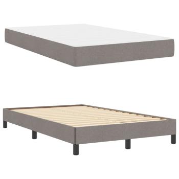 Boxspringbett Sonstiges Taupe 120 x 190 cm Stoff