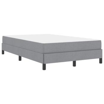 Boxspringbett Sonstiges Hellgrau 120 x 200 cm Stoff