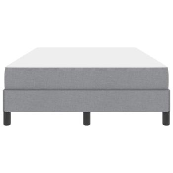 Boxspringbett Sonstiges Hellgrau 120 x 200 cm Stoff