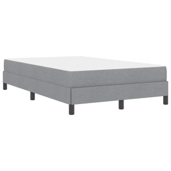 Boxspringbett Sonstiges Hellgrau 120 x 200 cm Stoff