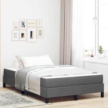 ARDEBO.de - Boxspringbett Sonstiges Dunkelgrau 120 x 200 cm Stoff