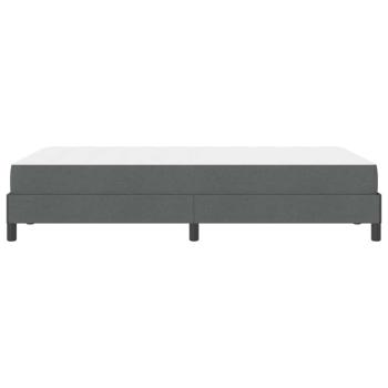 Boxspringbett Sonstiges Dunkelgrau 120 x 200 cm Stoff
