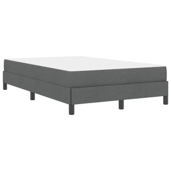 Boxspringbett Sonstiges Dunkelgrau 120 x 200 cm Stoff