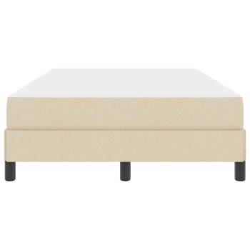 Boxspringbett Sonstiges Creme 120 x 200 cm Stoff