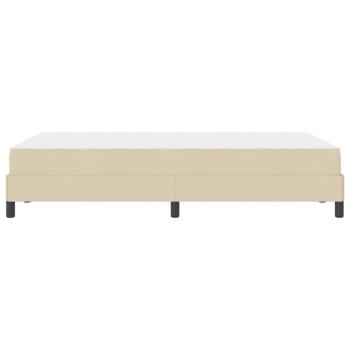 Boxspringbett Sonstiges Creme 120 x 200 cm Stoff