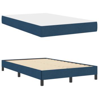 Boxspringbett Sonstiges Blau 120 x 200 cm Stoff