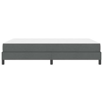 Boxspringbett Sonstiges Dunkelgrau 140 x 190 cm Stoff