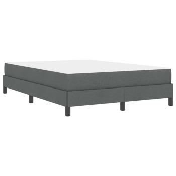 Boxspringbett Sonstiges Dunkelgrau 140 x 190 cm Stoff