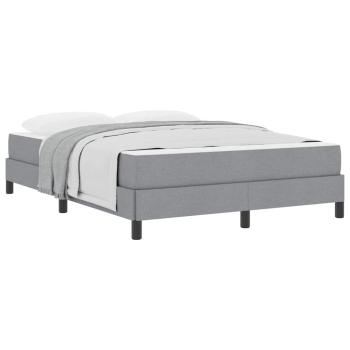 Boxspringbett Sonstiges Hellgrau 140 x 200 cm Stoff