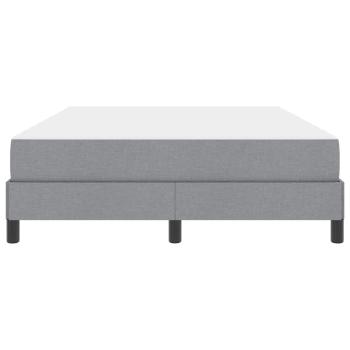 Boxspringbett Sonstiges Hellgrau 140 x 200 cm Stoff