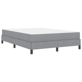 Boxspringbett Sonstiges Hellgrau 140 x 200 cm Stoff