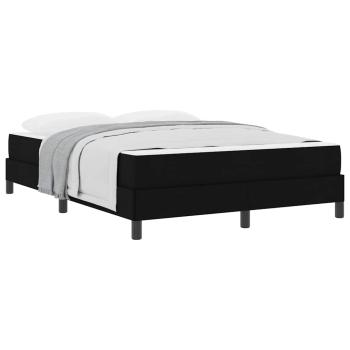 Boxspringbett Sonstiges Schwarz 140 x 200 cm Stoff
