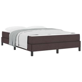 Boxspringbett Sonstiges Dunkelbraun 140 x 200 cm Stoff