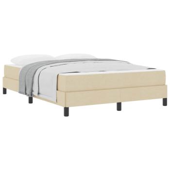 Boxspringbett Sonstiges Creme 140 x 200 cm Stoff