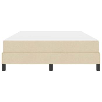 Boxspringbett Sonstiges Creme 140 x 200 cm Stoff