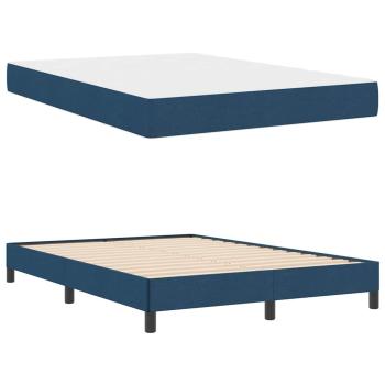 Boxspringbett Sonstiges Blau 140 x 200 cm Stoff