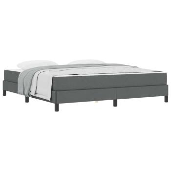 Boxspringbett Sonstiges Dunkelgrau 180 x 200 cm Stoff