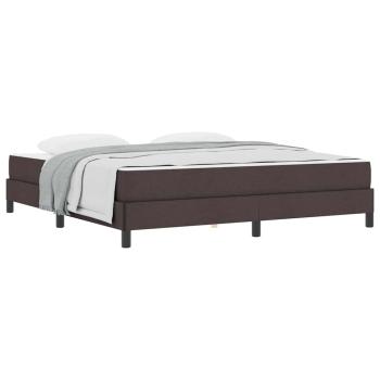 Boxspringbett Sonstiges Dunkelbraun 180 x 200 cm Stoff