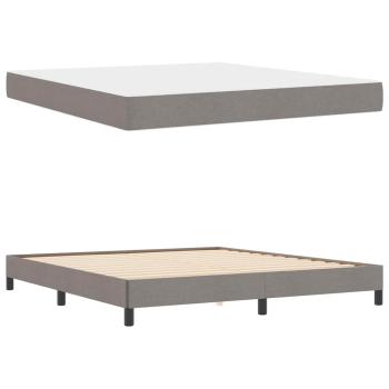 Boxspringbett Sonstiges Taupe 180 x 200 cm Stoff