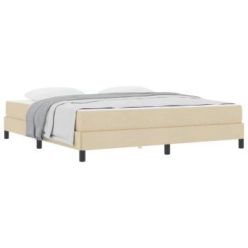 Boxspringbett Sonstiges Creme 180 x 200 cm Stoff