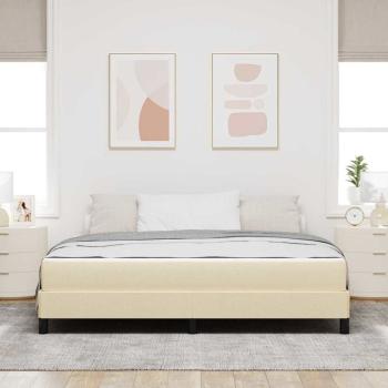 Boxspringbett Sonstiges Creme 180 x 200 cm Stoff