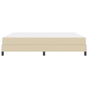 Boxspringbett Sonstiges Creme 180 x 200 cm Stoff