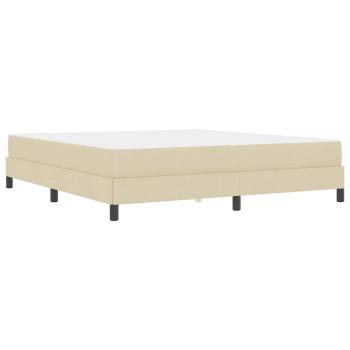 Boxspringbett Sonstiges Creme 180 x 200 cm Stoff