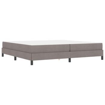 Boxspringbett Sonstiges Taupe 200 x 200 cm Stoff