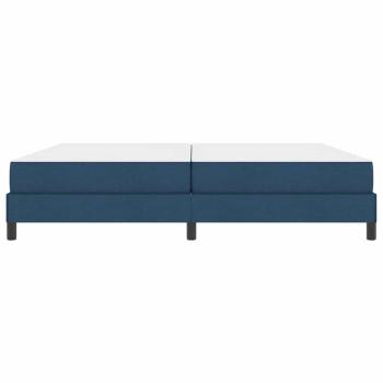 Boxspringbett Sonstiges Blau 200 x 200 cm Stoff