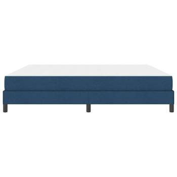 Boxspringbett Sonstiges Blau 200 x 200 cm Stoff