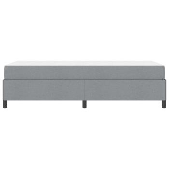 Boxspringbett Hellgrau, Schwarz 80 x 200 cm