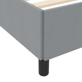 Boxspringbett Hellgrau, Schwarz 80 x 200 cm