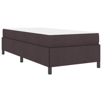 Boxspringbett Dunkelbraun 90 x 200 cm Stoff