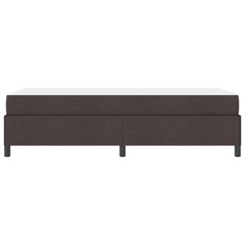Boxspringbett Braun 100 x 200 cm Stoff, Ingenieurholz