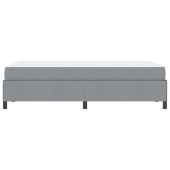 Boxspringbett Hellgrau, Schwarz 120 x 190 cm