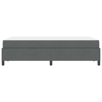 Boxspringbett Dunkelgrau, Schwarz 120 x 190 cm
