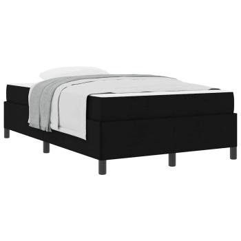 Boxspringbett Schwarz, Schwarz 120 x 190 cm