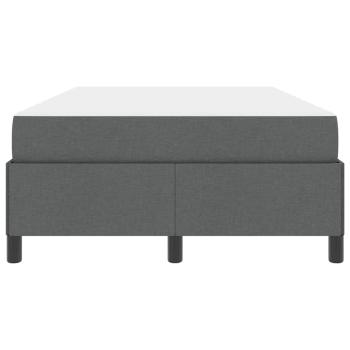 Boxspringbett Dunkelgrau, Schwarz 120 x 200 cm