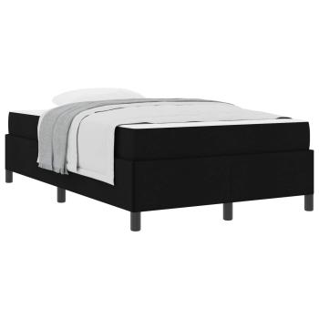Boxspringbett Schwarz, Schwarz 120 x 200 cm