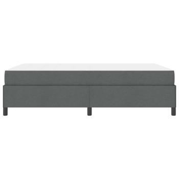 Boxspringbett Dunkelgrau, Schwarz 140 x 200 cm