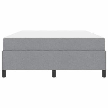 Boxspringbett Hellgrau, Schwarz 160 x 200 cm