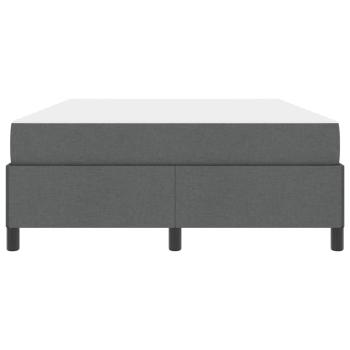 Boxspringbett Dunkelgrau, Schwarz 160 x 200 cm