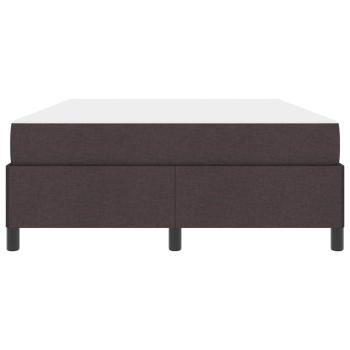 Boxspringbett Braun 160 x 200 cm Stoff, Ingenieurholz