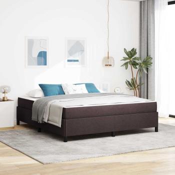 ARDEBO.de - Boxspringbett Braun 180 x 200 cm Stoff, Ingenieurholz