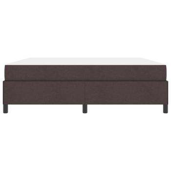Boxspringbett Braun 180 x 200 cm Stoff, Ingenieurholz