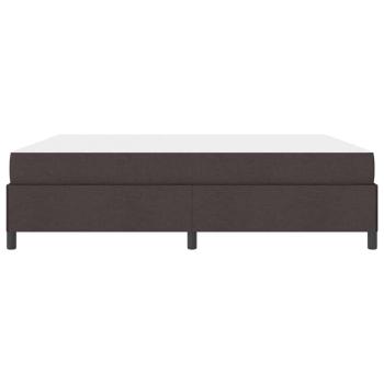 Boxspringbett Braun 180 x 200 cm Stoff, Ingenieurholz