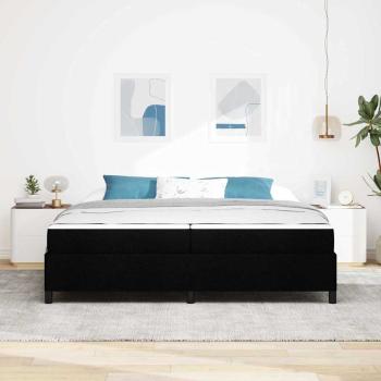 Boxspringbett Schwarz, Schwarz 200 x 200 cm