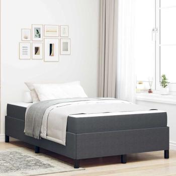 ARDEBO.de - Bettgestell Sonstiges Dunkelgrau 120 x 200 cm Cordstoff